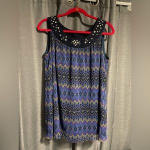 Avenue Glittery Tunic Tank
